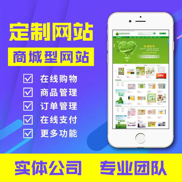 定制网站：商城型