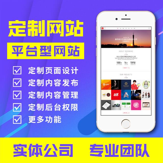定制网站：平台型